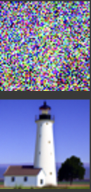 Test Image 1 Noised and Denoised at t=780