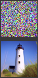 Test Image 1 Noised and Denoised at t=840