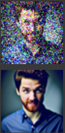 Test Image 2 Noised and Denoised at t=390