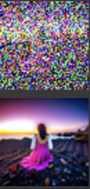 Test Image 3 Noised and Denoised at t=690