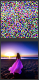 Test Image 3 Noised and Denoised at t=780