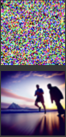 Test Image 3 Noised and Denoised at t=960